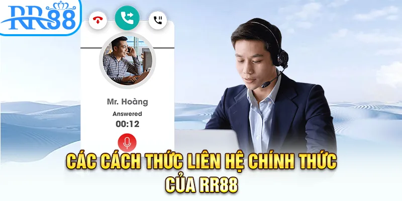 Các cách thức liên hệ chính thức của RR88
