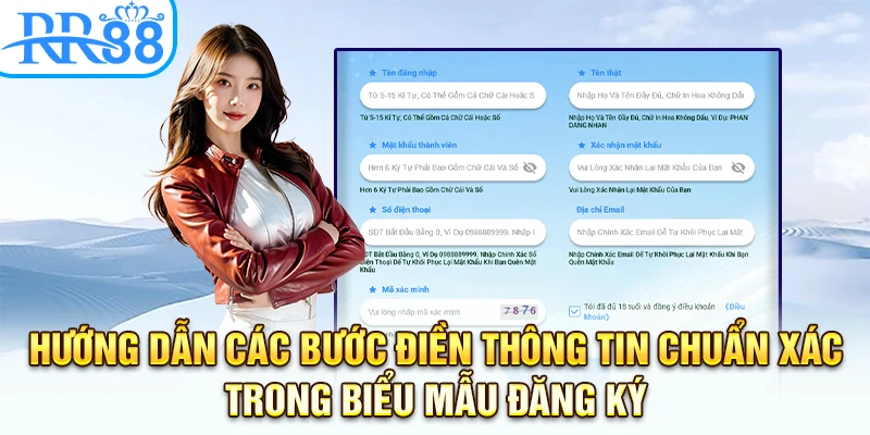 Hướng dẫn các bước điền thông tin chuẩn xác trong biểu mẫu đăng ký