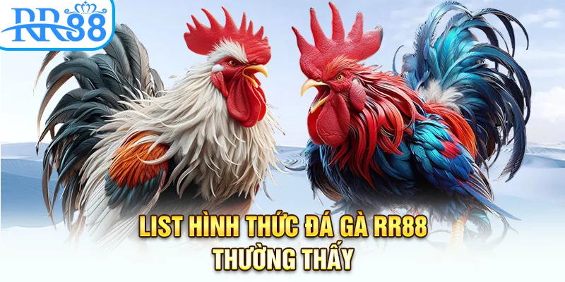 List hình thức đá gà RR88 thường thấy